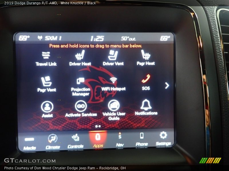 White Knuckle / Black 2019 Dodge Durango R/T AWD