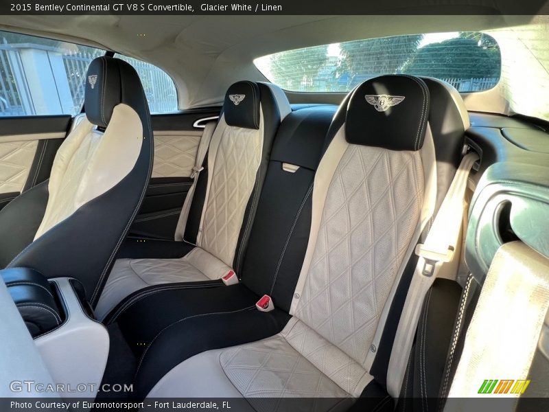Glacier White / Linen 2015 Bentley Continental GT V8 S Convertible