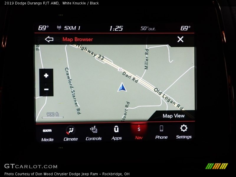 White Knuckle / Black 2019 Dodge Durango R/T AWD