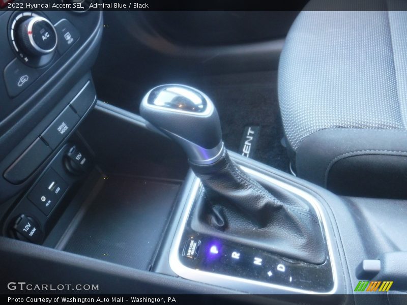 Admiral Blue / Black 2022 Hyundai Accent SEL