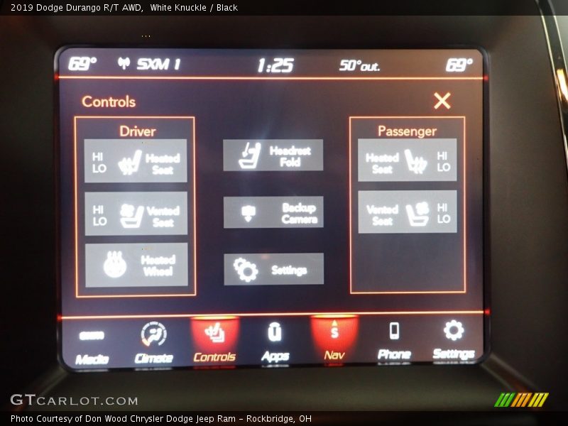 White Knuckle / Black 2019 Dodge Durango R/T AWD