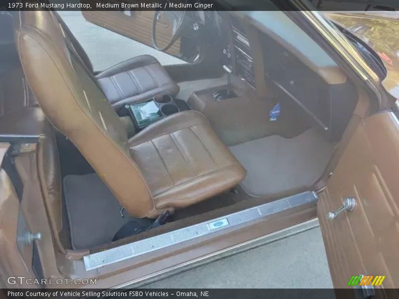 Front Seat of 1973 Mustang Hardtop