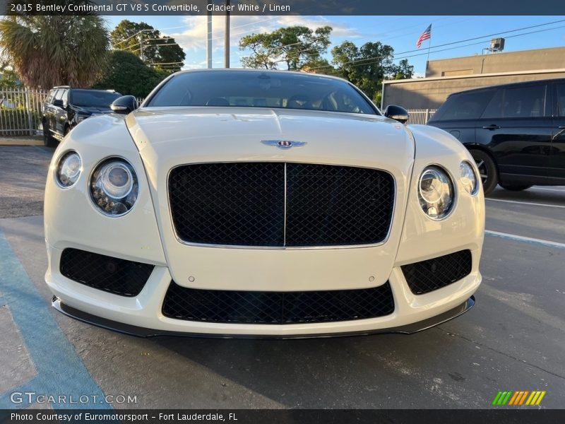 Glacier White / Linen 2015 Bentley Continental GT V8 S Convertible