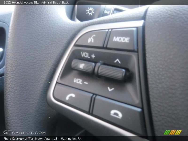 Admiral Blue / Black 2022 Hyundai Accent SEL