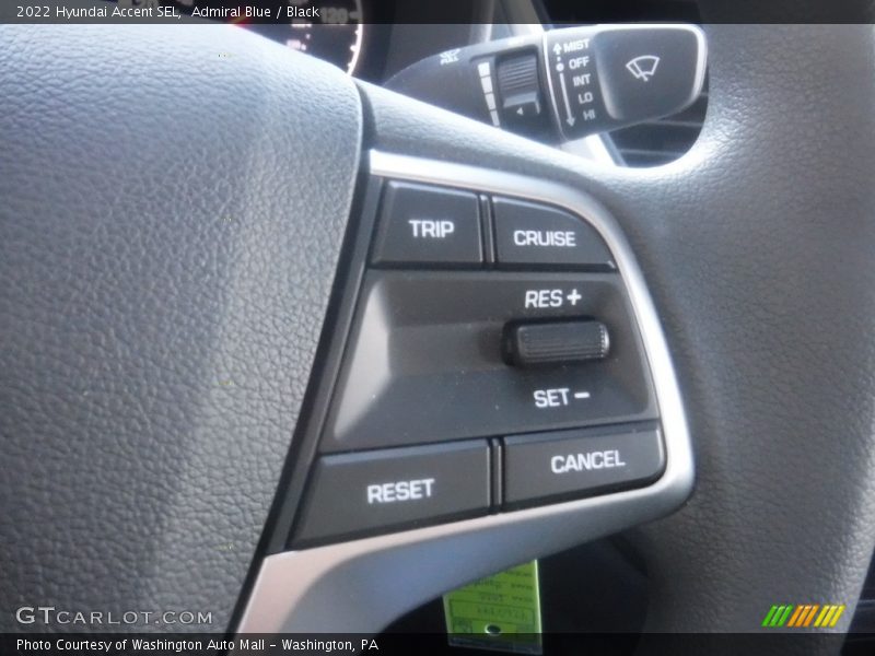 Admiral Blue / Black 2022 Hyundai Accent SEL