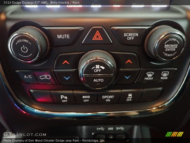 White Knuckle / Black 2019 Dodge Durango R/T AWD