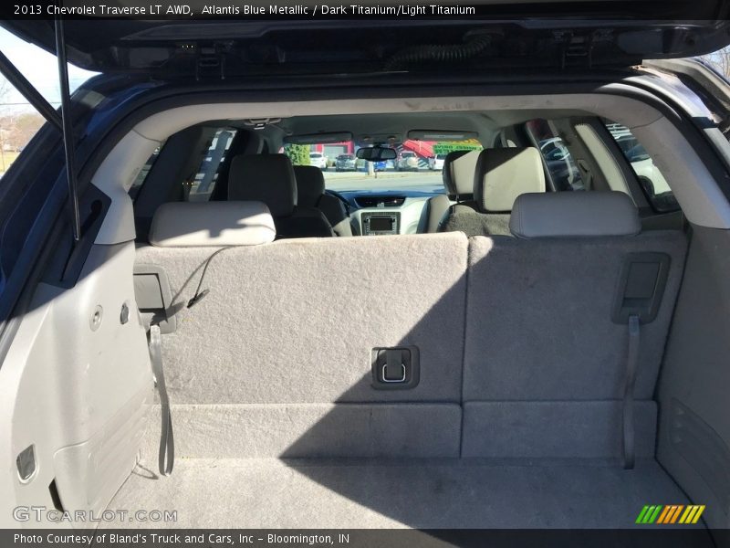Atlantis Blue Metallic / Dark Titanium/Light Titanium 2013 Chevrolet Traverse LT AWD