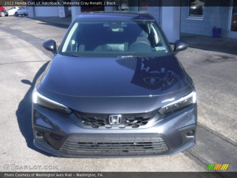 Meteorite Gray Metallic / Black 2022 Honda Civic LX Hatchback