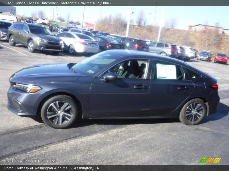 Meteorite Gray Metallic / Black 2022 Honda Civic LX Hatchback