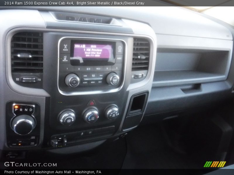 Bright Silver Metallic / Black/Diesel Gray 2014 Ram 1500 Express Crew Cab 4x4