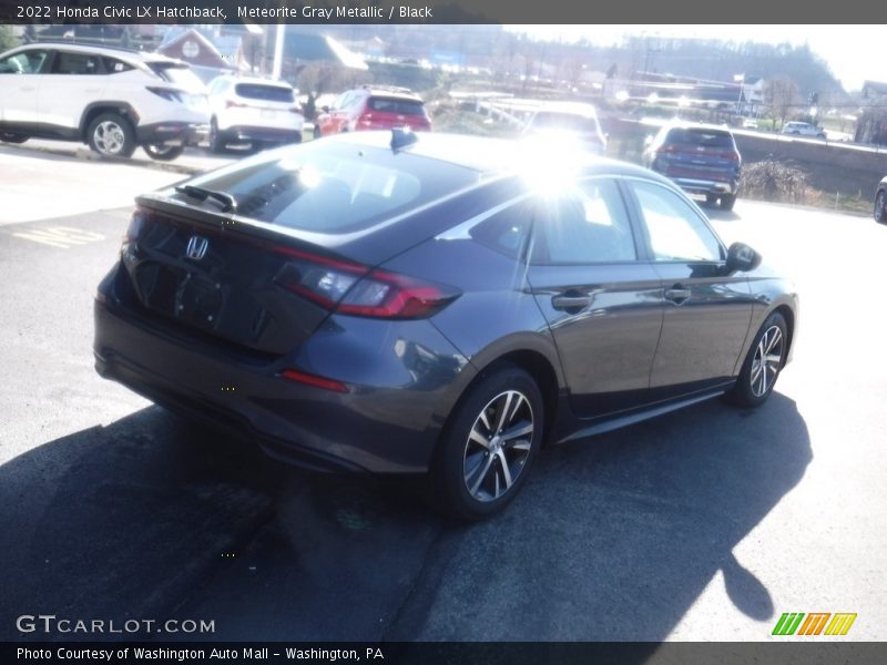 Meteorite Gray Metallic / Black 2022 Honda Civic LX Hatchback