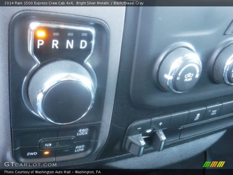 Bright Silver Metallic / Black/Diesel Gray 2014 Ram 1500 Express Crew Cab 4x4