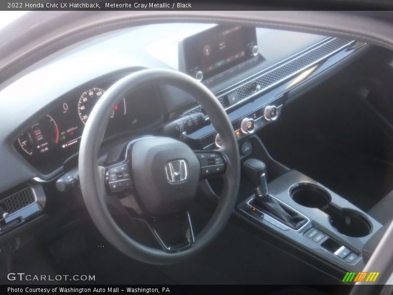 Meteorite Gray Metallic / Black 2022 Honda Civic LX Hatchback