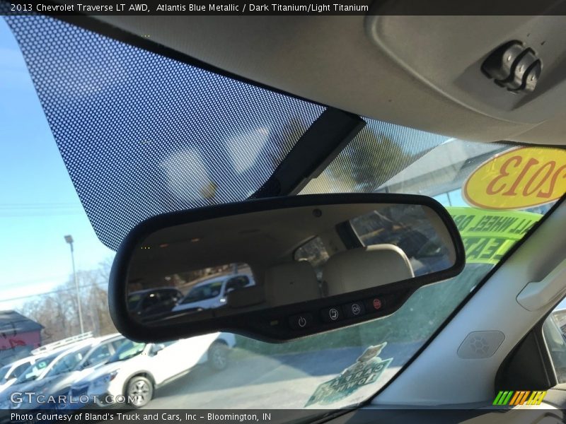 Atlantis Blue Metallic / Dark Titanium/Light Titanium 2013 Chevrolet Traverse LT AWD