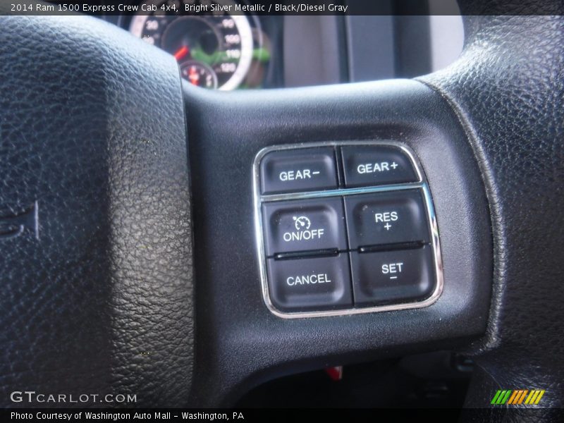 Bright Silver Metallic / Black/Diesel Gray 2014 Ram 1500 Express Crew Cab 4x4