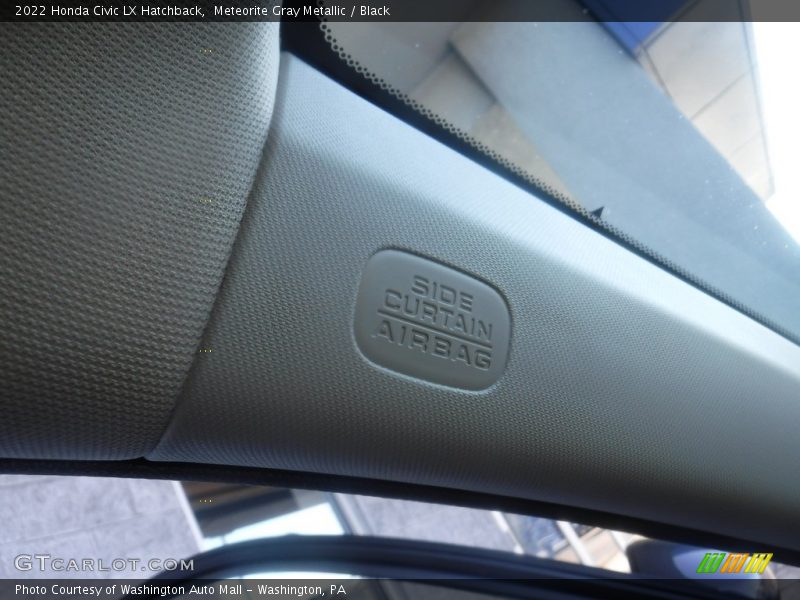 Meteorite Gray Metallic / Black 2022 Honda Civic LX Hatchback