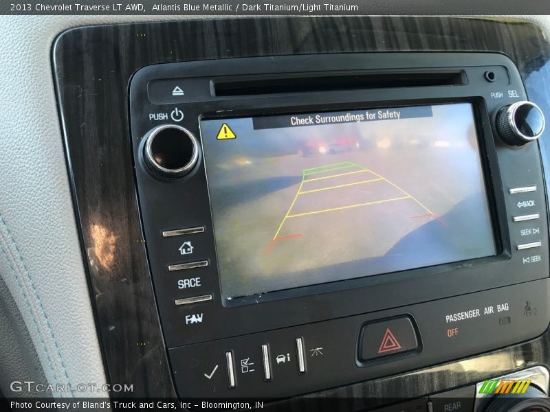 Atlantis Blue Metallic / Dark Titanium/Light Titanium 2013 Chevrolet Traverse LT AWD