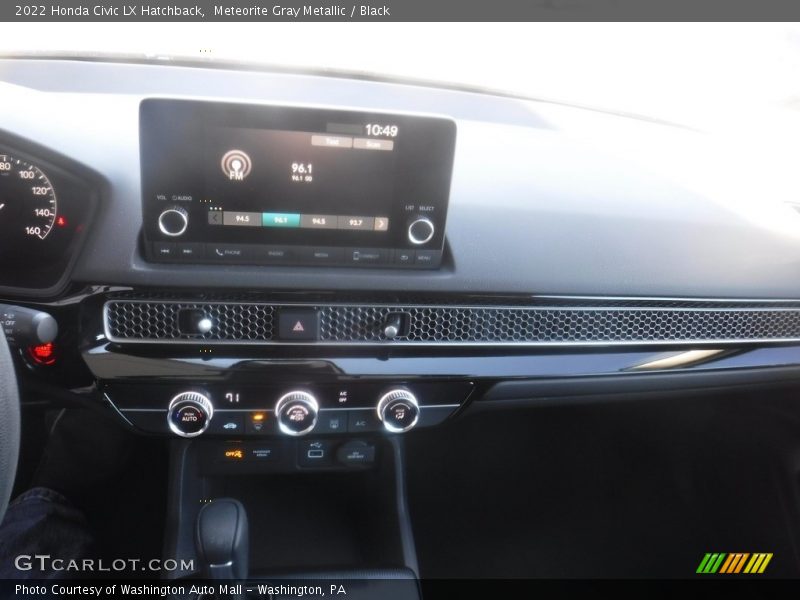 Meteorite Gray Metallic / Black 2022 Honda Civic LX Hatchback
