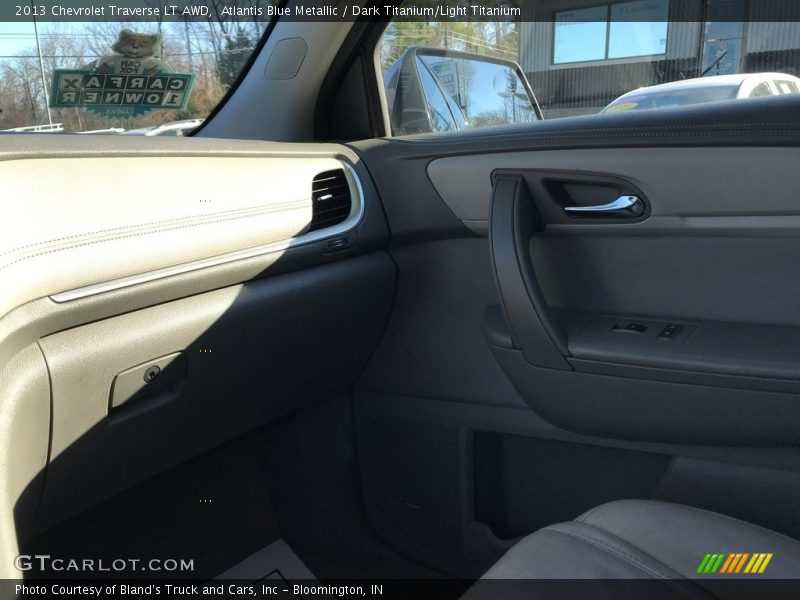 Atlantis Blue Metallic / Dark Titanium/Light Titanium 2013 Chevrolet Traverse LT AWD