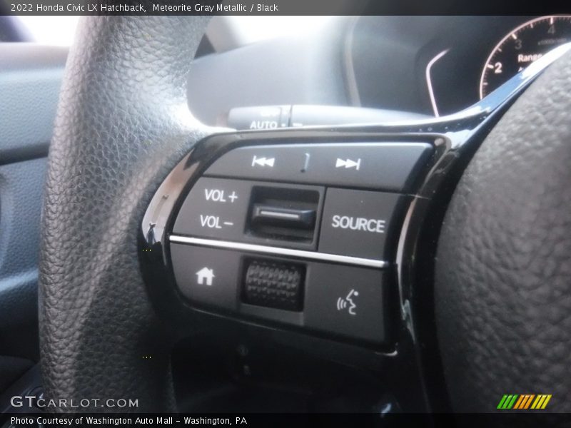 Meteorite Gray Metallic / Black 2022 Honda Civic LX Hatchback