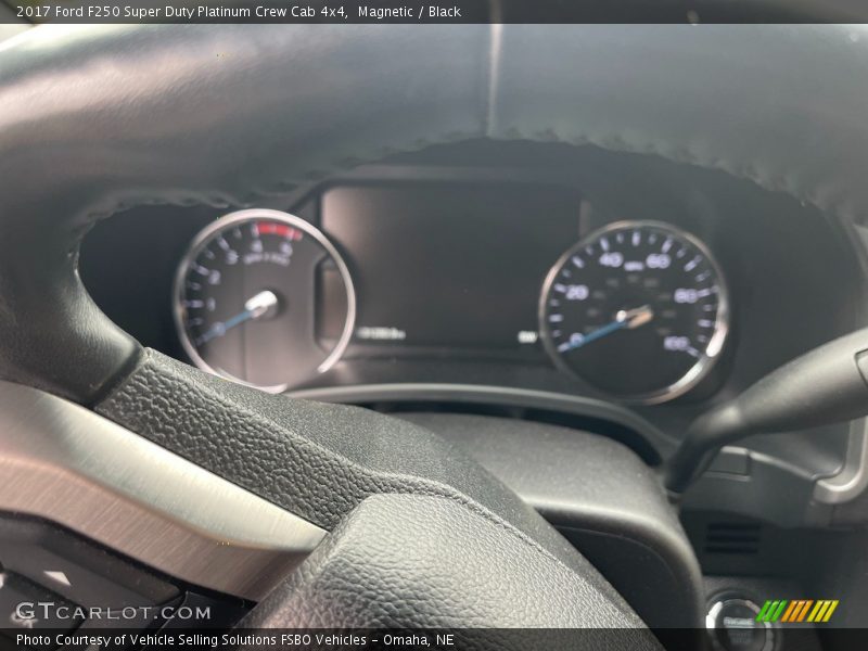 Magnetic / Black 2017 Ford F250 Super Duty Platinum Crew Cab 4x4