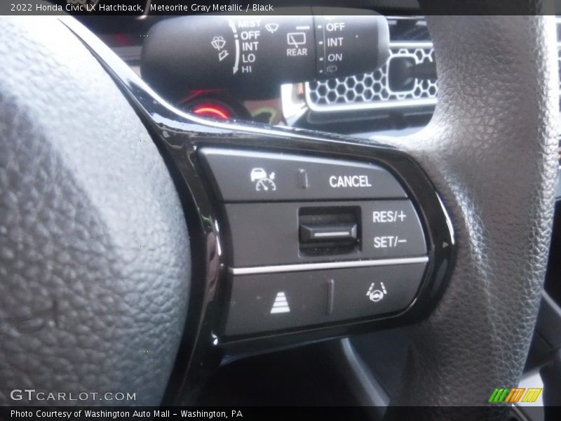 Meteorite Gray Metallic / Black 2022 Honda Civic LX Hatchback