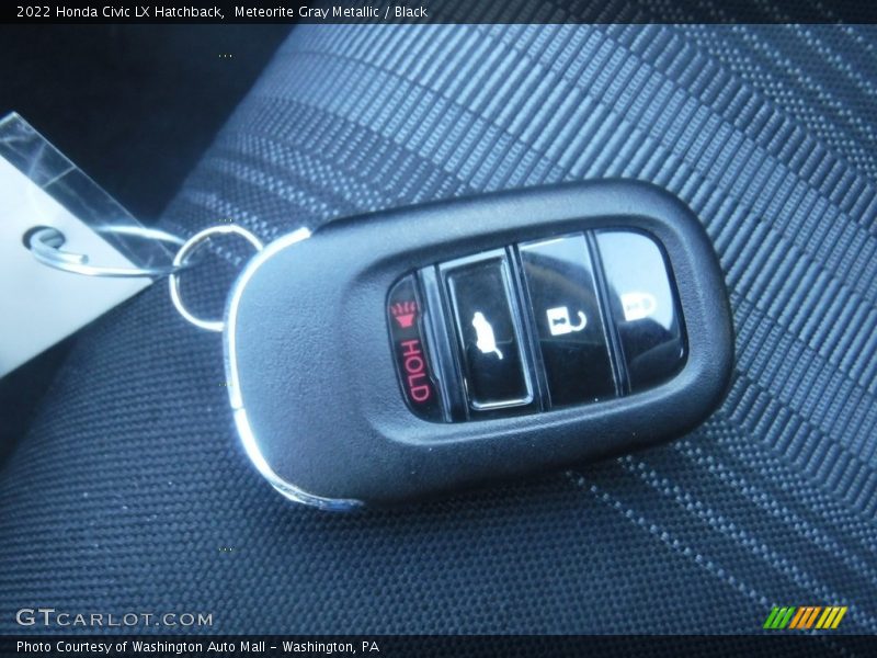 Meteorite Gray Metallic / Black 2022 Honda Civic LX Hatchback