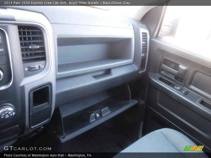Bright Silver Metallic / Black/Diesel Gray 2014 Ram 1500 Express Crew Cab 4x4