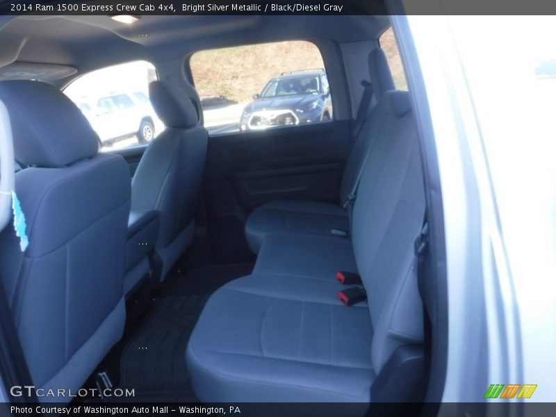 Bright Silver Metallic / Black/Diesel Gray 2014 Ram 1500 Express Crew Cab 4x4