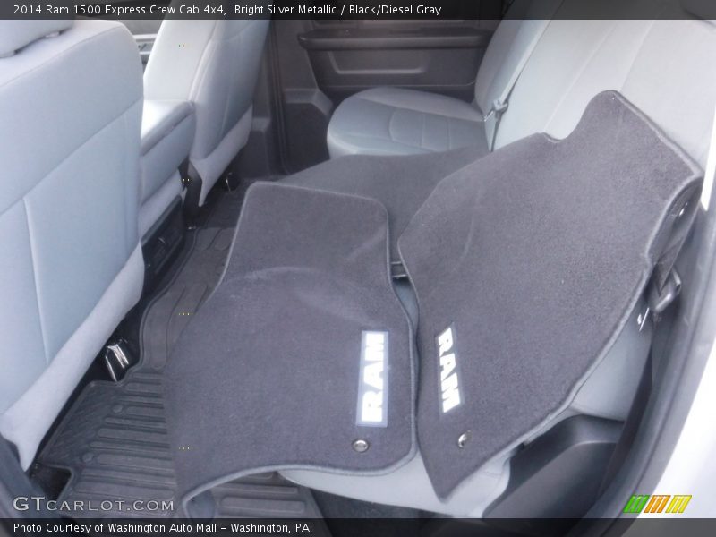 Bright Silver Metallic / Black/Diesel Gray 2014 Ram 1500 Express Crew Cab 4x4