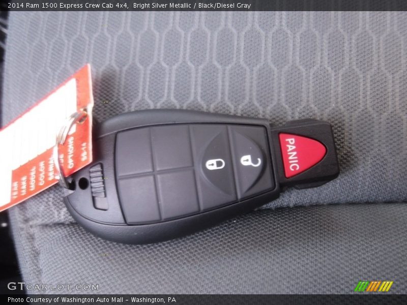 Bright Silver Metallic / Black/Diesel Gray 2014 Ram 1500 Express Crew Cab 4x4