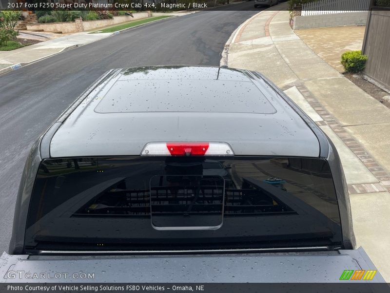 Magnetic / Black 2017 Ford F250 Super Duty Platinum Crew Cab 4x4