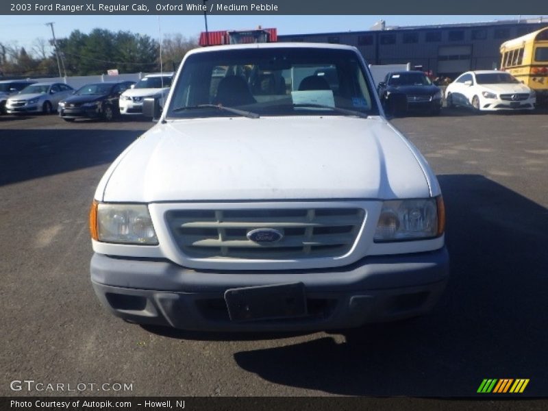 Oxford White / Medium Pebble 2003 Ford Ranger XL Regular Cab