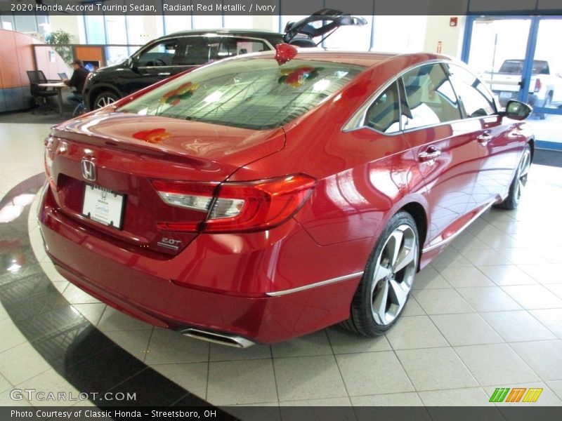 Radiant Red Metallic / Ivory 2020 Honda Accord Touring Sedan