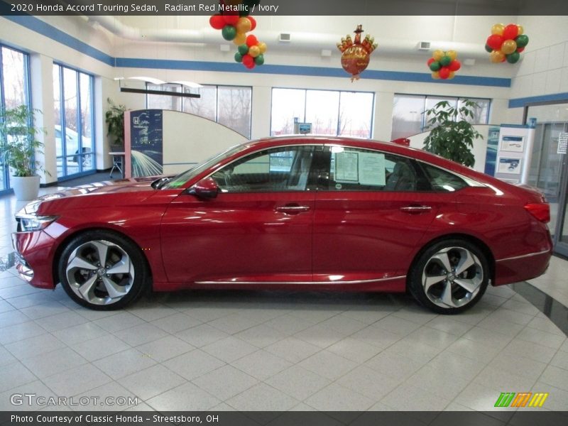 Radiant Red Metallic / Ivory 2020 Honda Accord Touring Sedan