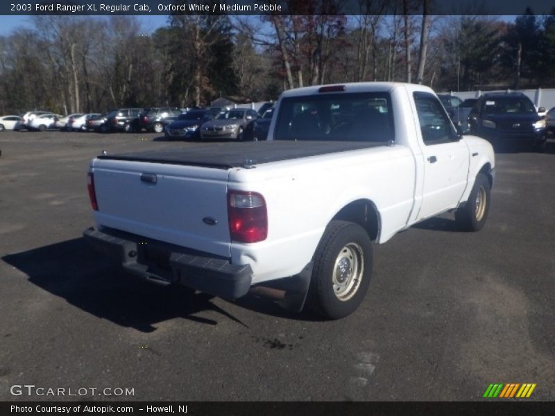 Oxford White / Medium Pebble 2003 Ford Ranger XL Regular Cab