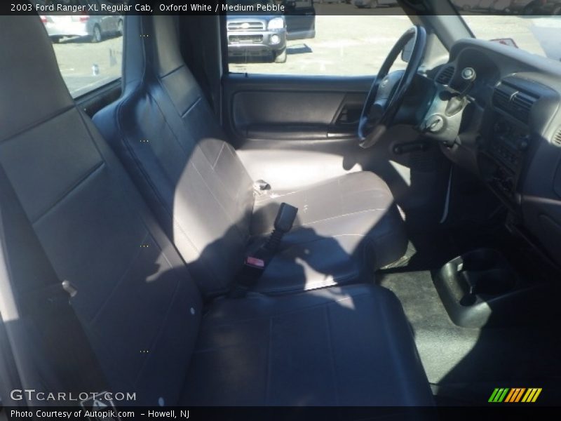 Oxford White / Medium Pebble 2003 Ford Ranger XL Regular Cab