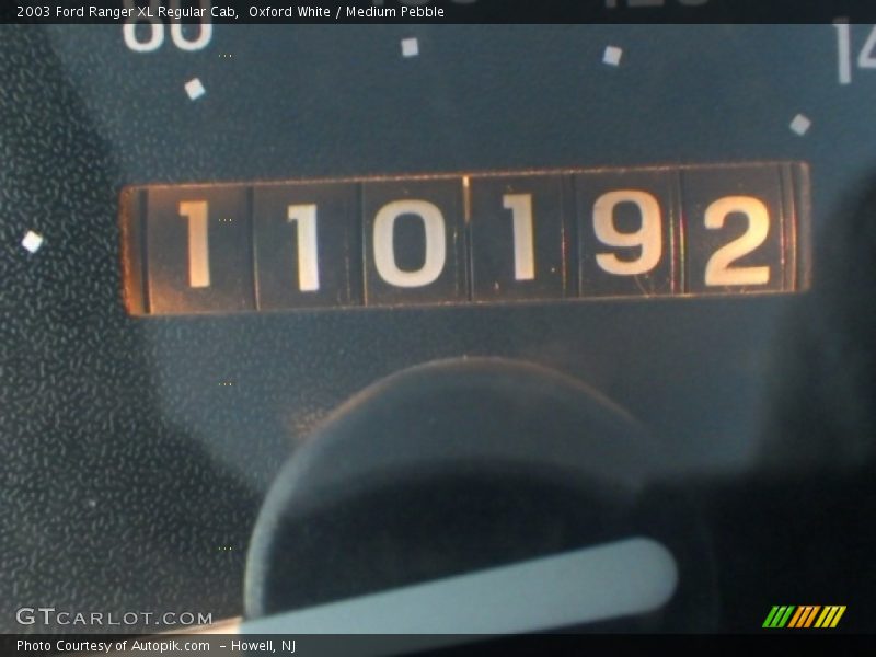 Oxford White / Medium Pebble 2003 Ford Ranger XL Regular Cab