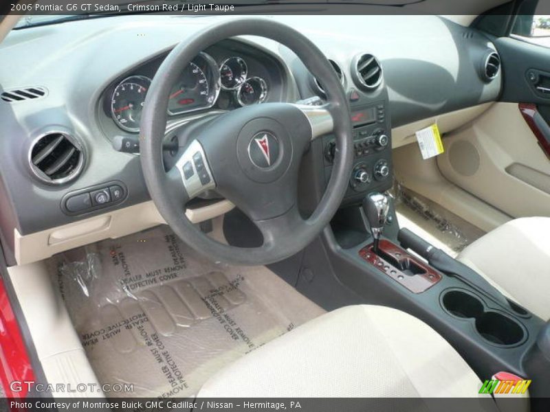 Crimson Red / Light Taupe 2006 Pontiac G6 GT Sedan