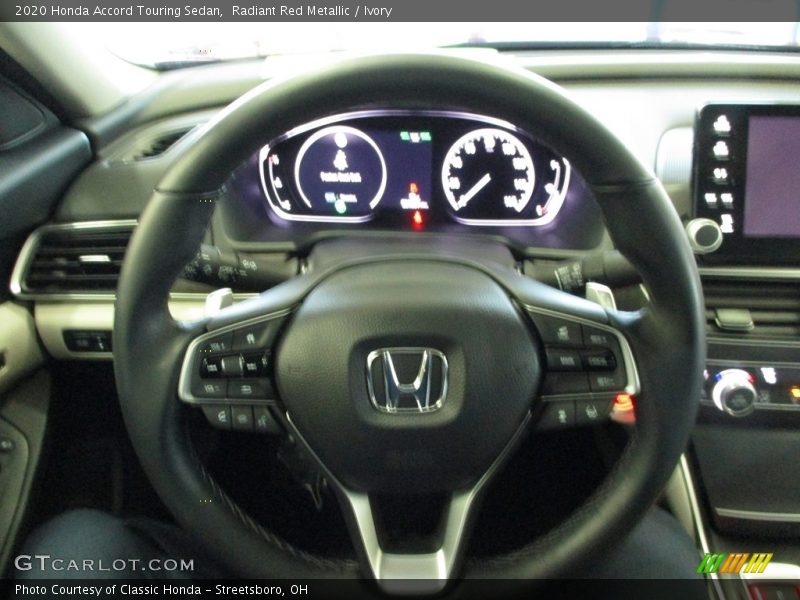 Radiant Red Metallic / Ivory 2020 Honda Accord Touring Sedan