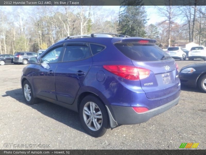 Iris Blue / Taupe 2012 Hyundai Tucson GLS AWD