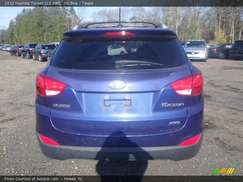 Iris Blue / Taupe 2012 Hyundai Tucson GLS AWD