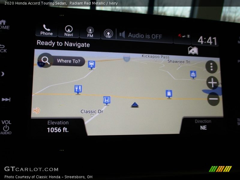 Radiant Red Metallic / Ivory 2020 Honda Accord Touring Sedan