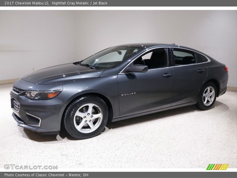 Nightfall Gray Metallic / Jet Black 2017 Chevrolet Malibu LS