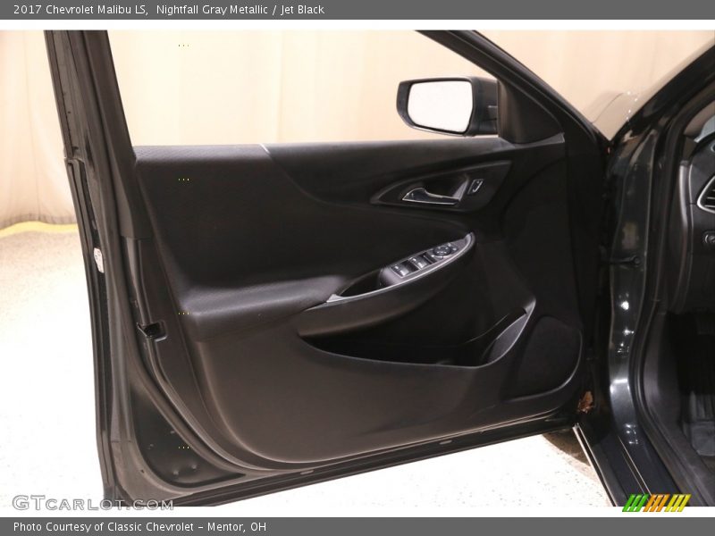 Nightfall Gray Metallic / Jet Black 2017 Chevrolet Malibu LS