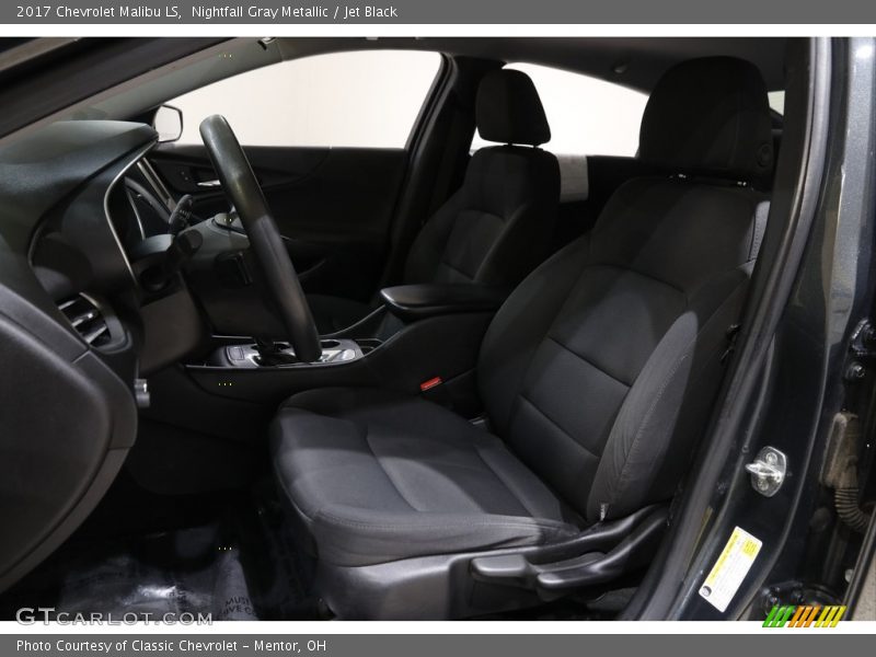 Nightfall Gray Metallic / Jet Black 2017 Chevrolet Malibu LS