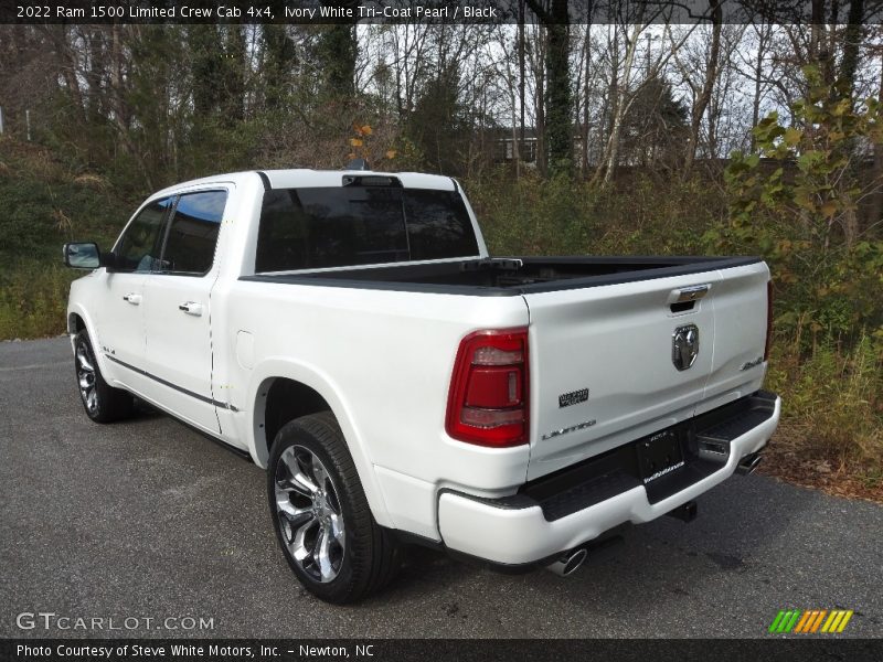 Ivory White Tri-Coat Pearl / Black 2022 Ram 1500 Limited Crew Cab 4x4