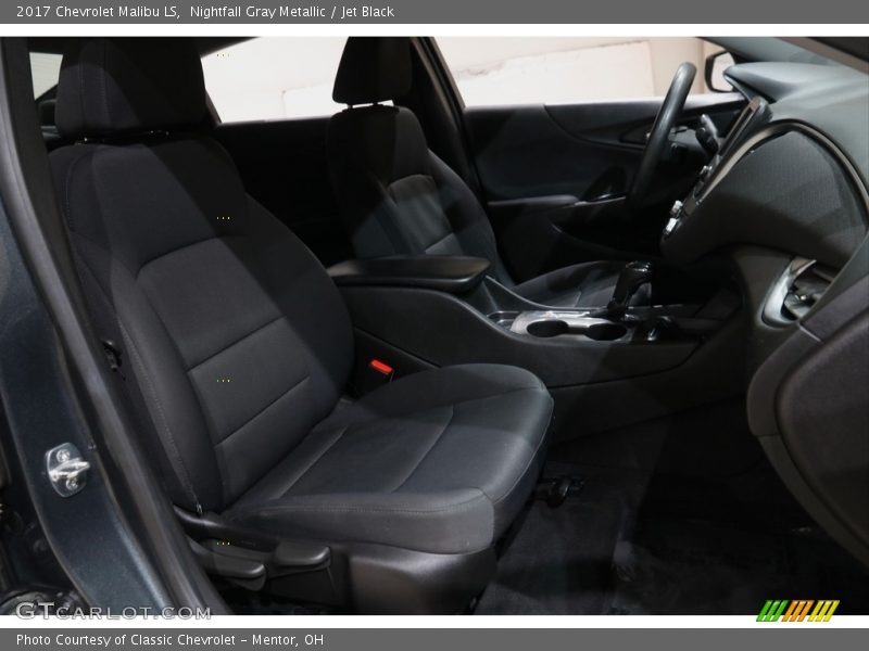 Nightfall Gray Metallic / Jet Black 2017 Chevrolet Malibu LS