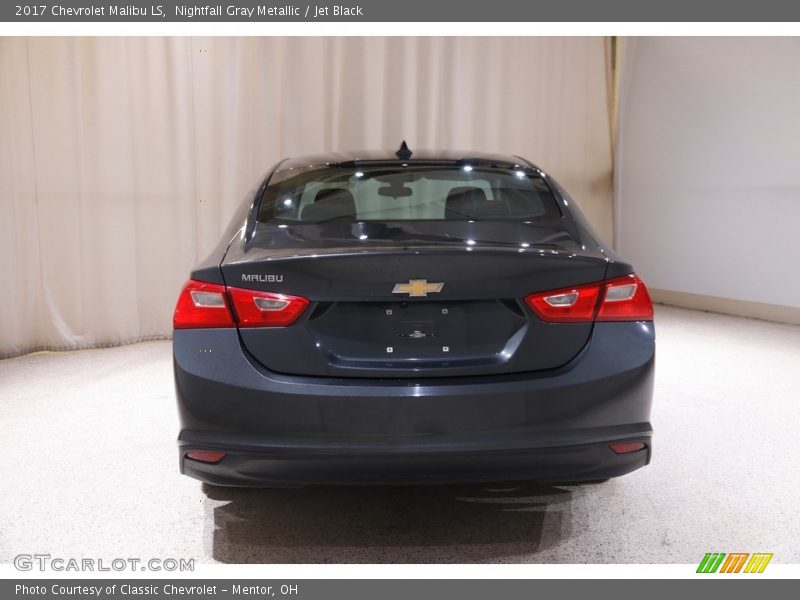 Nightfall Gray Metallic / Jet Black 2017 Chevrolet Malibu LS