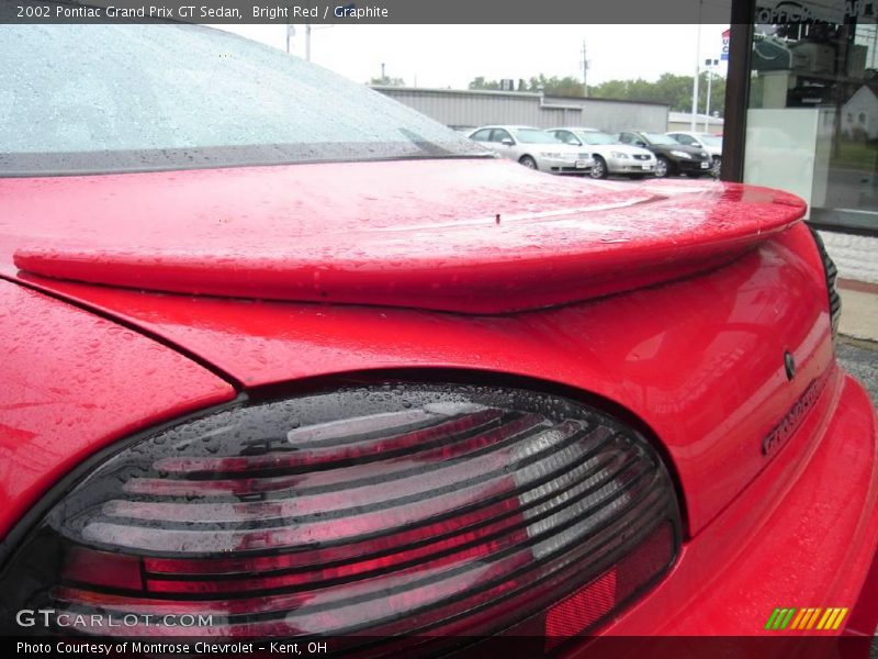 Bright Red / Graphite 2002 Pontiac Grand Prix GT Sedan